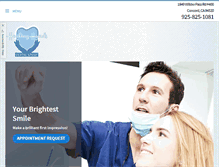 Tablet Screenshot of healinghandsdental.com